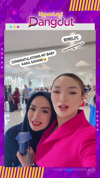 Zaskia Gotik Hadiri Wisuda Anak Sambung, Akur Sama Imel Putri Cahyati