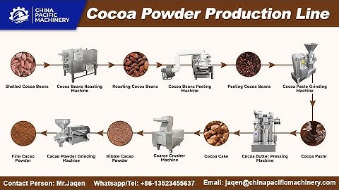 100 KG/H Cacao Bean Liquor Butter Powder Grinding Production Line|Cocoa Processing Machine #cocoa