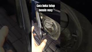 cara buka tutup bensin Toyota voxy
