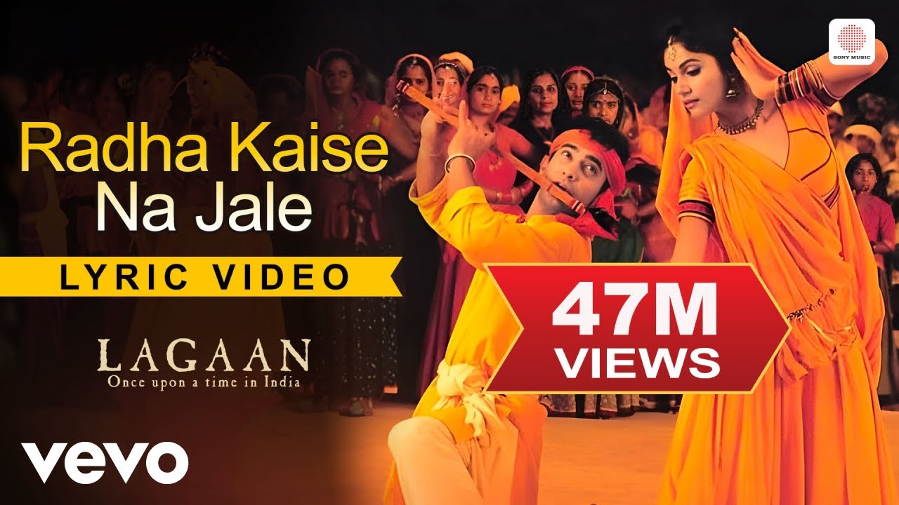 A R Rahman   Radha Kaise Na Jale Best Lyric VideoLagaanAamir KhanAsha Bhosle