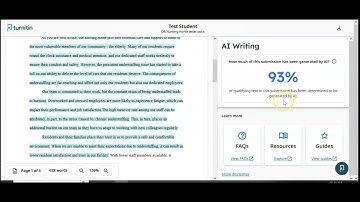 Using Turnitin on Canvas to Detect use of Artificial Intelligence (for Instructors)