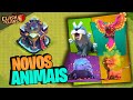 ATUALIZAÇÃO! SAIBA TUDO DOS 4 NOVOS ANIMAIS DO CV15 CLASH OF CLANS