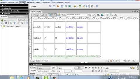 creacion de botones en dreamweaver