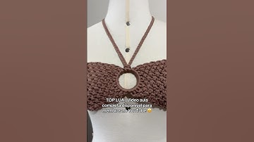 TOP LUA | Video aula completa disponível para membros no YouTube 🤩 #macrame #videoaula #handmade