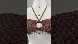 TOP LUA | Video aula completa disponível para membros no YouTube 🤩 #macrame #videoaula #handmade