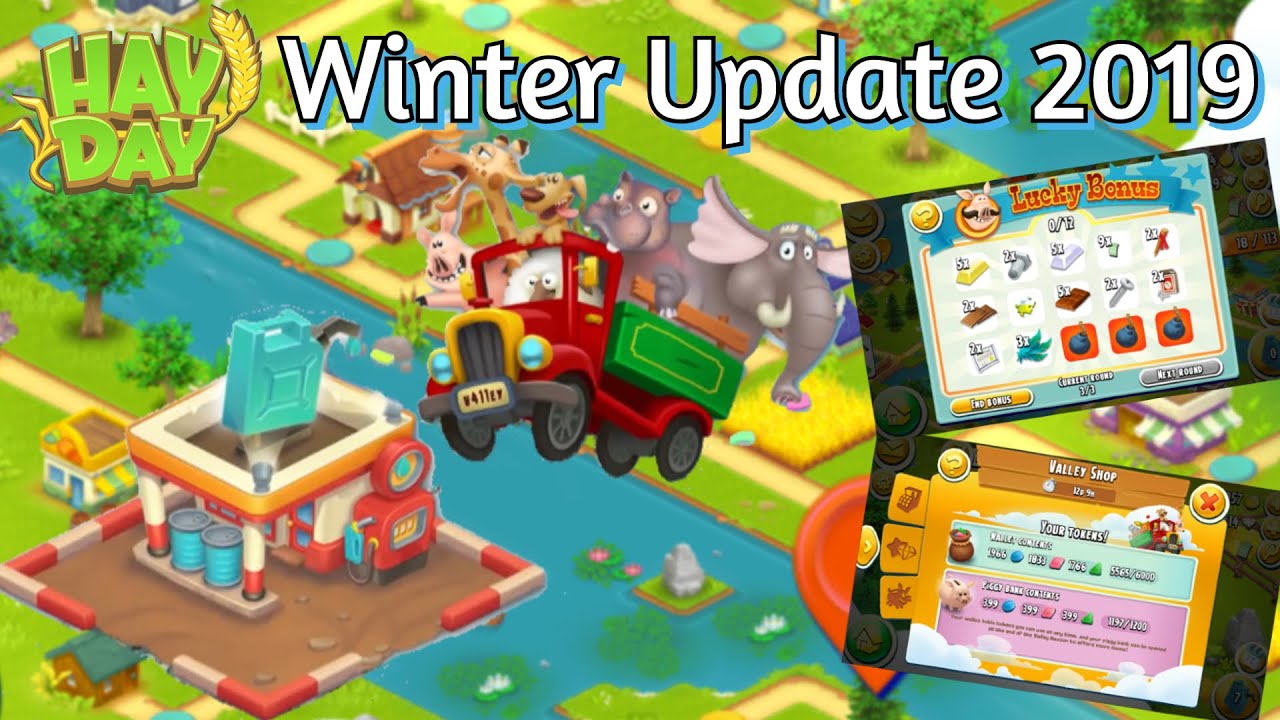 Hay Day Winter Update 2019 New Valley Features! YouTube