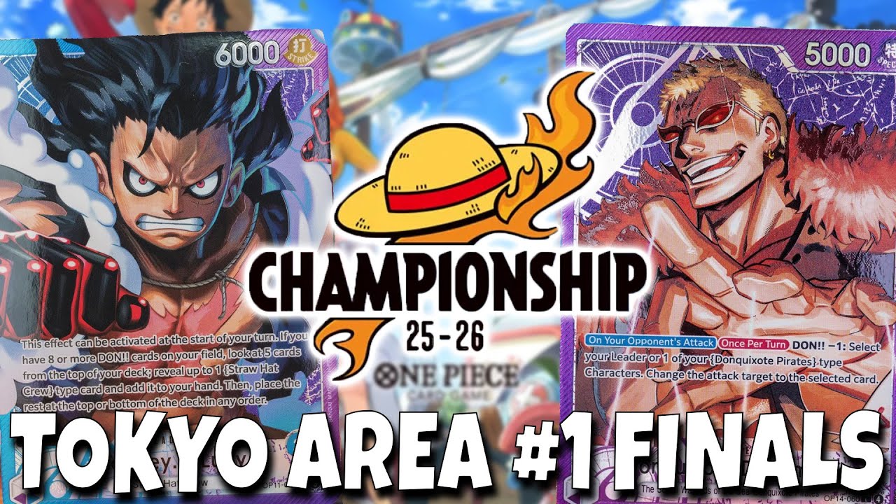 [OP14 ФИНАЛ] OP14 Дофламинго против OP11 Луффи || Tokyo #1 One Piece Collectable Card Game