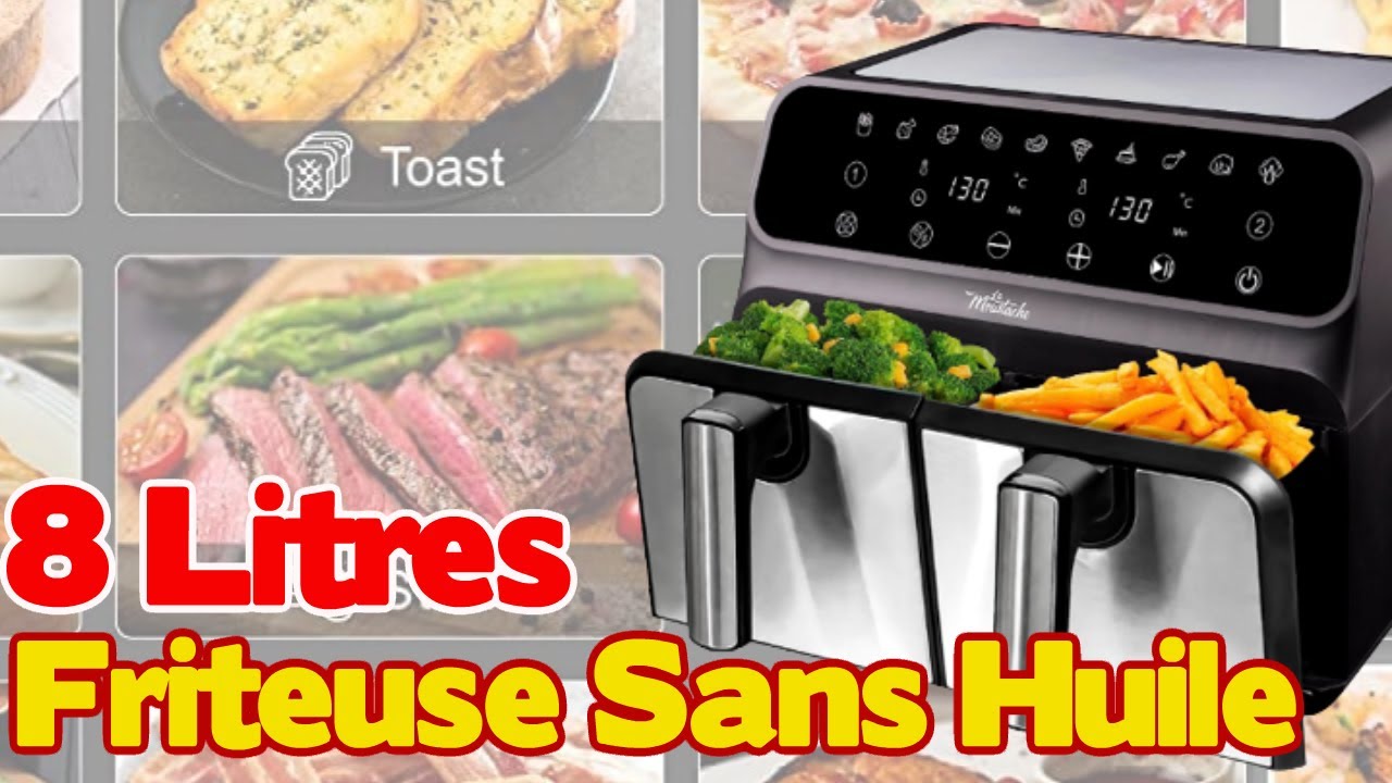 Cuisinez des plats savoureux avec cette friteuse sans huile