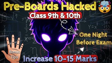 Increase 10-15 Marks in Just 2 Minutes 🤯 | Must Watch Before Preboards  | Class 9th & 10th 