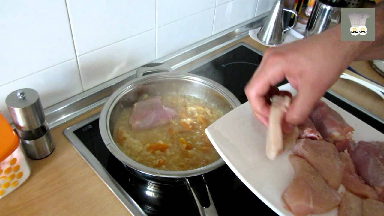 Receta De Pollo Con Orejones Youtube