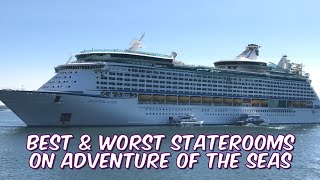 Best & Worst Cruise Staterooms on Royal Caribbean's Adventure of the Seas