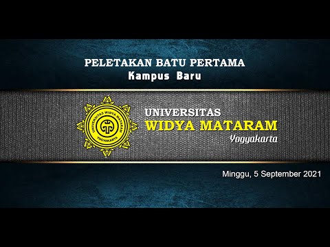 Peletakan Batu Pertama Pembangunan Kampus Baru Universitas Widya Mataram