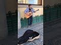 Wish you were here - Pink Flyod cover by Street musician  (Praha)