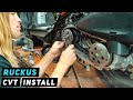 Honda Ruckus CVT Installation Tutorial (belt, sliders, variators, clutch) | Mitch's Scooter Stuff
