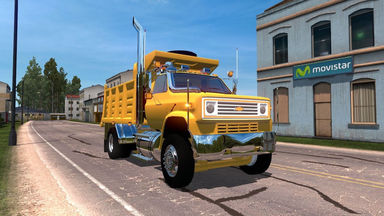 Carrozzeria Chevy C70 Anni '70 Stampata In 3D Scala 1/18 Per Auto Radiocomandata
