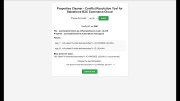 Salesforce B2C Commerce Cloud - Properties Cleaner Tools