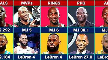 Michael Jordan vs Lebron James Stats Comparison