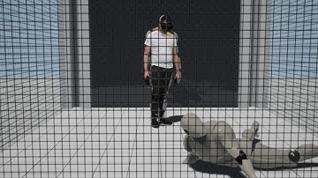 Unreal Engine 4 - Body tracking, kicking a robot around - VR Experiments, Prototypes & Demos