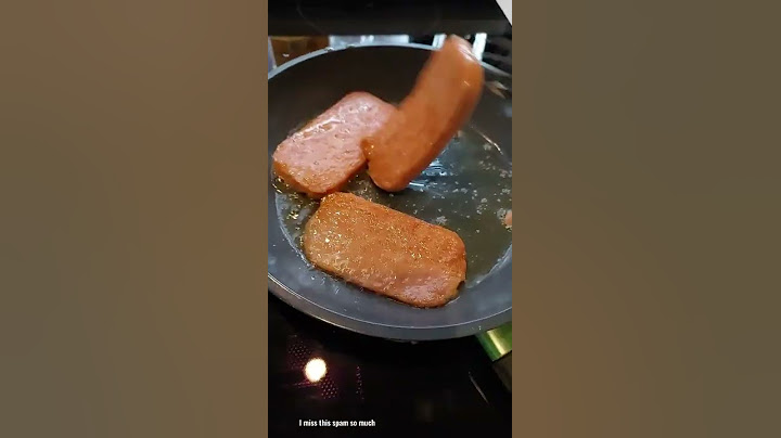 This is how I cook spam