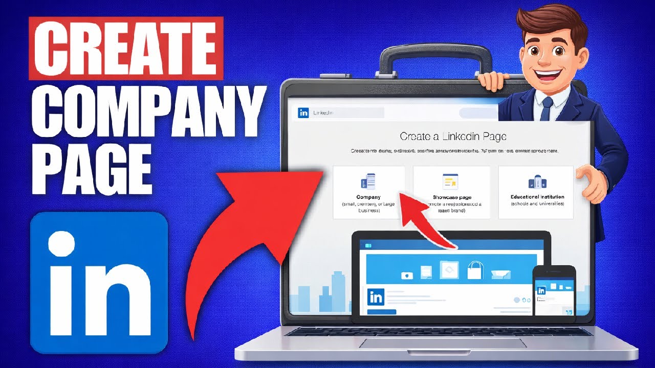 How to Create a LinkedIn Company Page (Step-by-Step Guide) - YouTube
