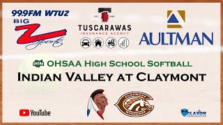 Indian Valley at Claymont - OHSAA High School Softball from BIG Z Sports - WTUZ screenshot 5
