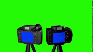 2 cameras shoot Green Screen - 2 камеры снимают