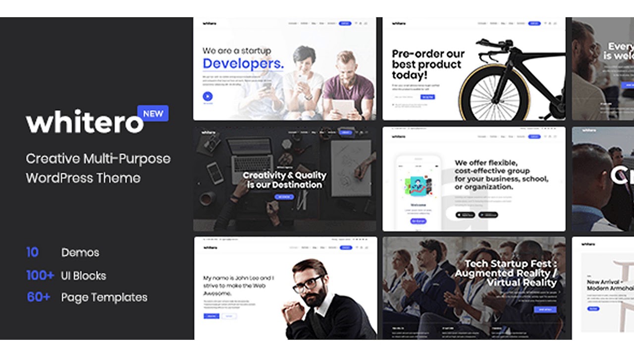 Whitero - Responsive Multi-Purpose WordPress Theme | Themeforest ...