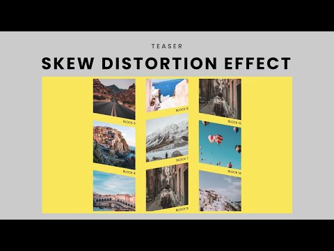 [TEASER] Awwwards Remake | Skew Distortion Effect on Scroll Using Locomotive Scroll & React