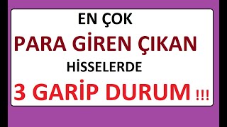 En Çok Para Gi̇ren Çikan Hi̇sselerde 3 Gari̇p Durum Bist Borsa Para Şi̇rket Coin Share D Altin
