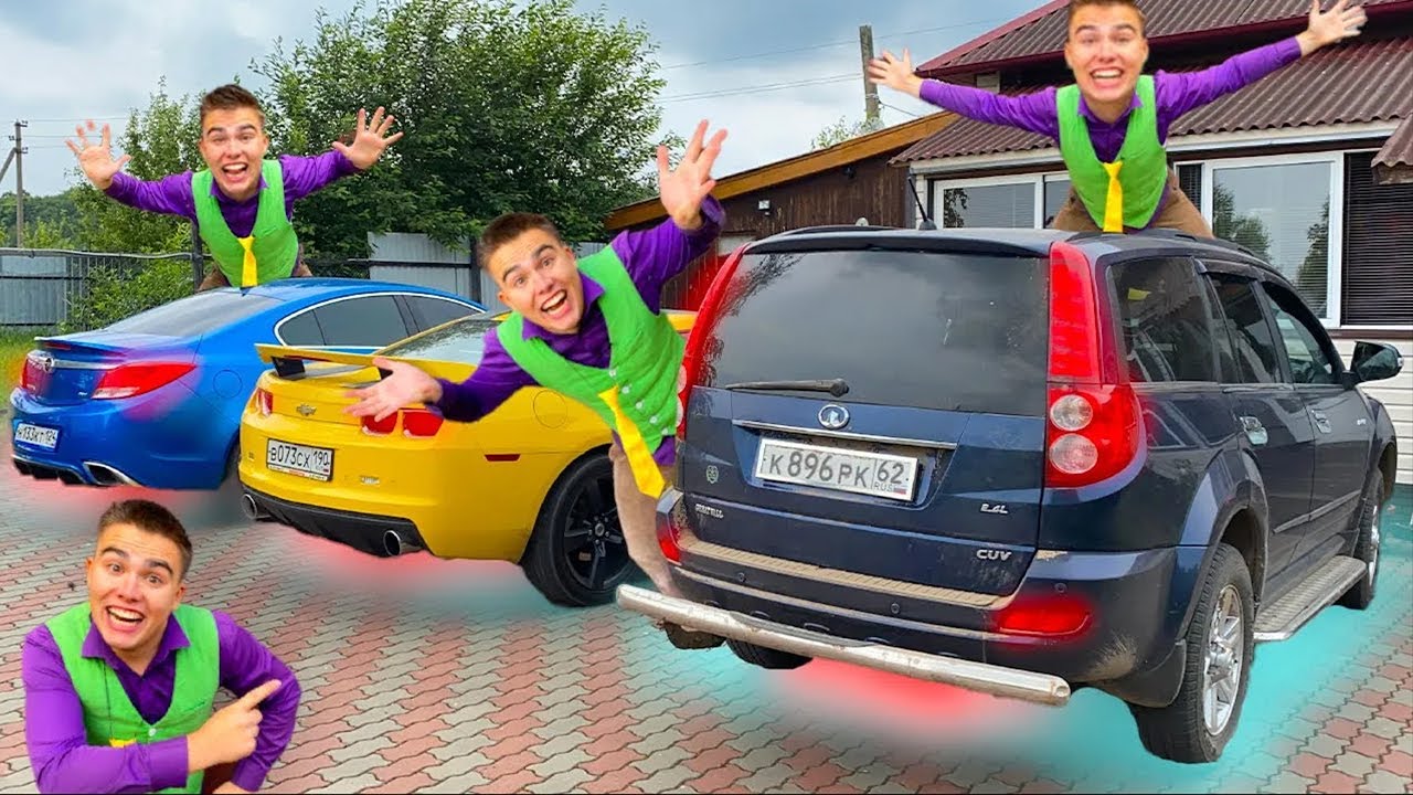 Joe's Lifeguard in Pool & Diana on Lamborghini Urus in Funny Race VS Police Motorcycle