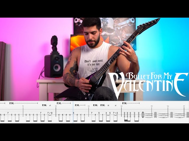 Bullet For My Valentine - Forever And Always  - Guitar Cover with On Screen Tabs (#30) class=