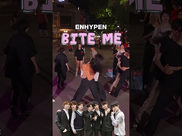 [KPOP IN PUBLIC] ENHYPEN (엔하이픈) 'Bite Me' | Random play dance #shorts class=