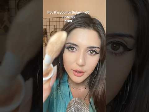 Doing Your Makeup For Your Birthday Asmr Shorts Shortsvideo