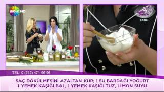 Saç dökülmesine karşı yoğurt kürü