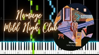 Homage | Mild High Club PIANO TUTORIAL (Sheet in the description) Resimi