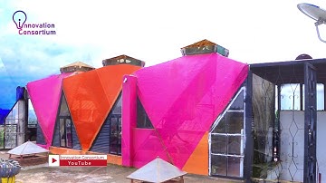 THIN SHELL CONCRETE STRUCTURE. CHEAP INNOVATIVE BUILDING AND ROOFING TECHNOLOGY.