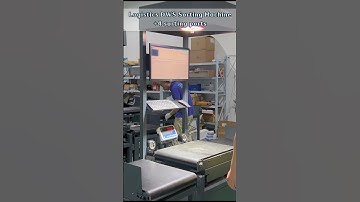 MonolithIoT logistics express parcels static DWS machine with 4 sorting ports