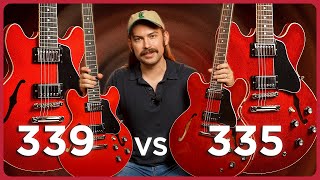 Gibson ES-335 vs. ES-339 | Two Sizes of Semi-Hollow Guitars