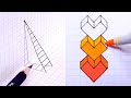 How to Draw - Easy 3D Ladder Illusion &amp; Art Tips