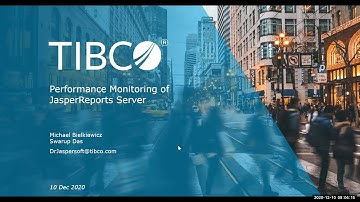 Dr. Jaspersoft - Jaspersoft Performance Monitoring