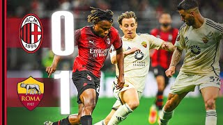 A narrow defeat in the first leg | AC Milan 0-1 Roma | Highlights Europa League Quarter-Finals