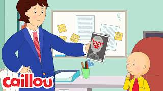 Caillou and Daddy Go To Work | Caillou | Fun Cartoons For Kids