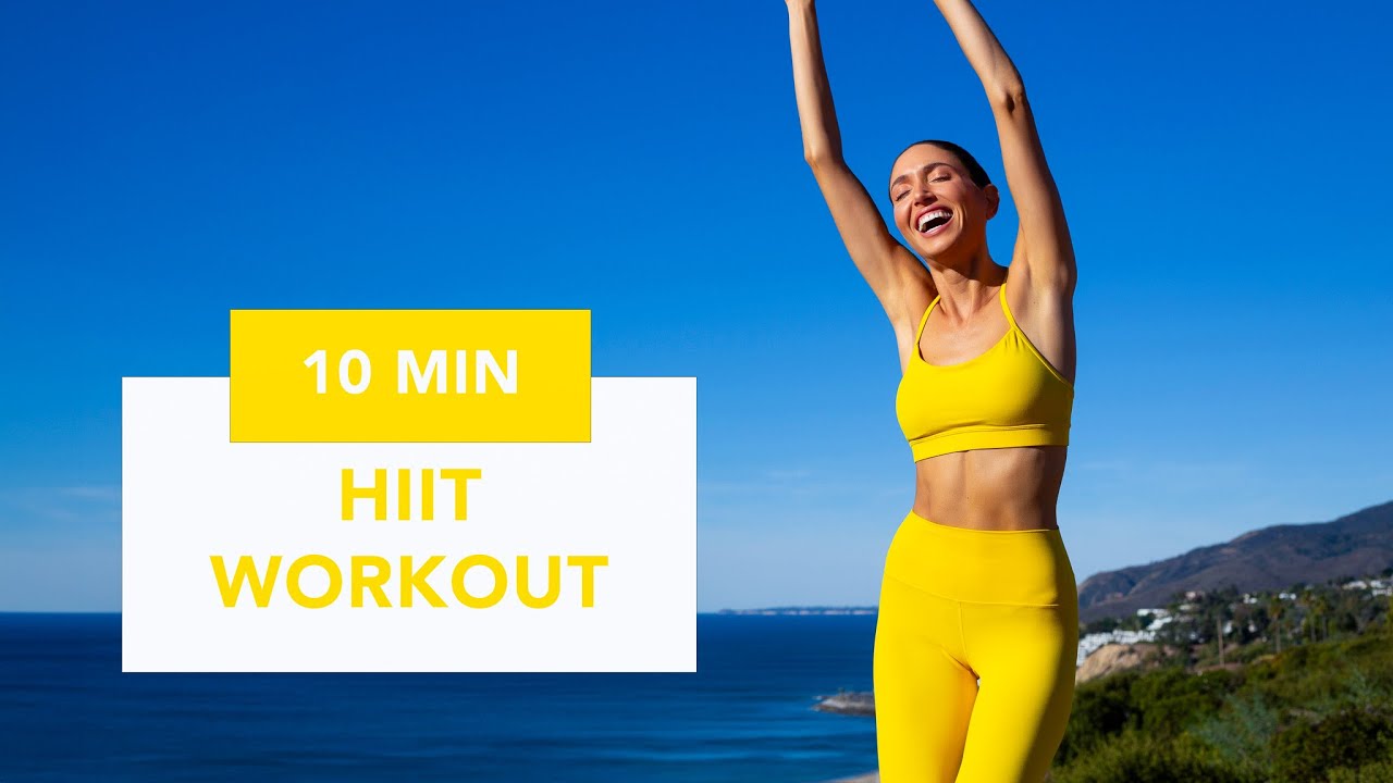 10 MIN HIIT WORKOUT - Fun High Intensity Routine, Calorie Burn I No ...