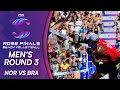 NOR vs. BRA | Men's Round 3 | FIVB Beach Volleyball World Tour Finals Rome 2019
