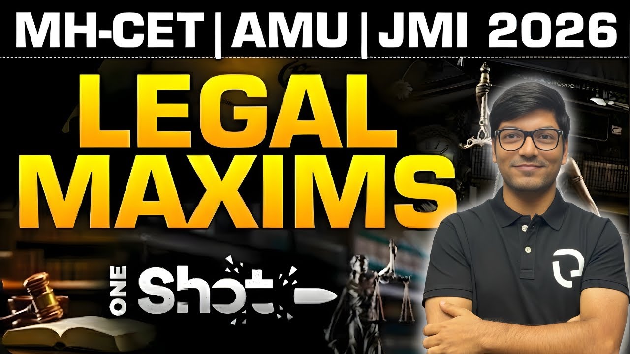Complete Legal Maxims In One Video | MHCET | AMU | JMI | CUET | LAW ...