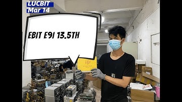 3.14 LUCBIT BITCOIN ASIC MINER EBIT E9I TEST