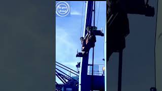 loading ready to transport #transport # binnenvaart #containers #boat#cargo #boot #haven#schip#barco