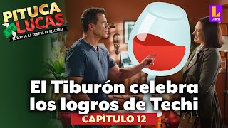 #PitucaSinLucas "Tiburón" Gallardo invita copita de vino a "Techi" por sus logros | Capítulo 12