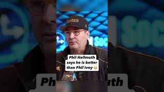 Hellmuth claims he is the best at Hold ‘em 👀 #philhellmuth #philivey #poker #pokerplayer