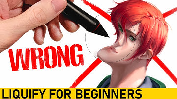 How To use Procreate Liquify Tool Tutorial for Beginners | The best art tool you SHOULD be using!